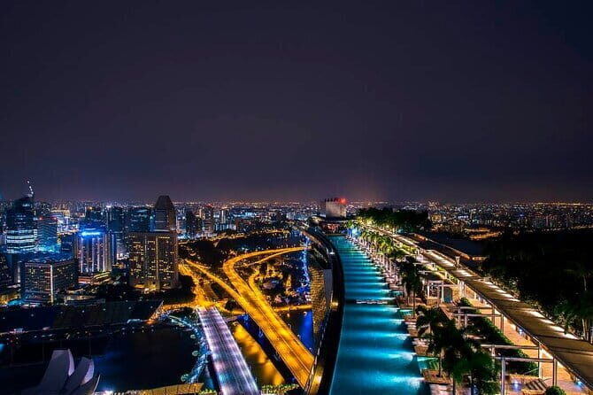 Marina Bay Sands SkyPark Observation Deck ticket in Singapore - The Sampan Ride: A Tranquil Waterway Experience