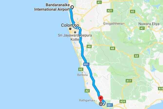 Private Taxi from Sri Lanka Airport (BIA-CMB) to Galle Hotels - The Vehicle and Driver Experience