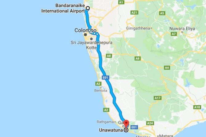 Private Taxi from Sri Lanka Airport (BIA-CMB) to Unawatuna Hotels - Why This Transfer Works Well