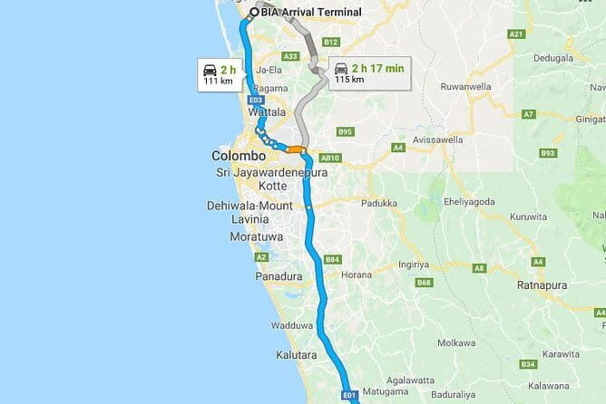 Private Taxi from Sri Lanka Airport (CMB-BIA) to Taru Villas-Rock Villa Bentota - The Journey: Comfort and Convenience on the Road
