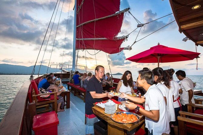 Red Baron Sunset Dinner Cruise from Koh Samui with Return Transfer - The Scenic Itinerary in Detail