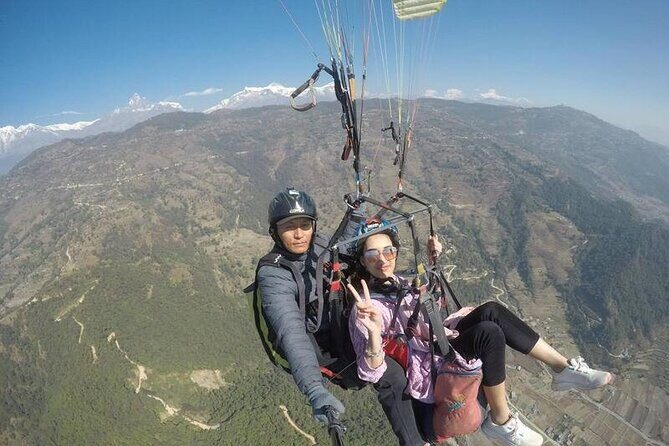 Tandem Paragliding in Pokhara - The Flight: Soaring Over Pokhara’s Natural Beauty