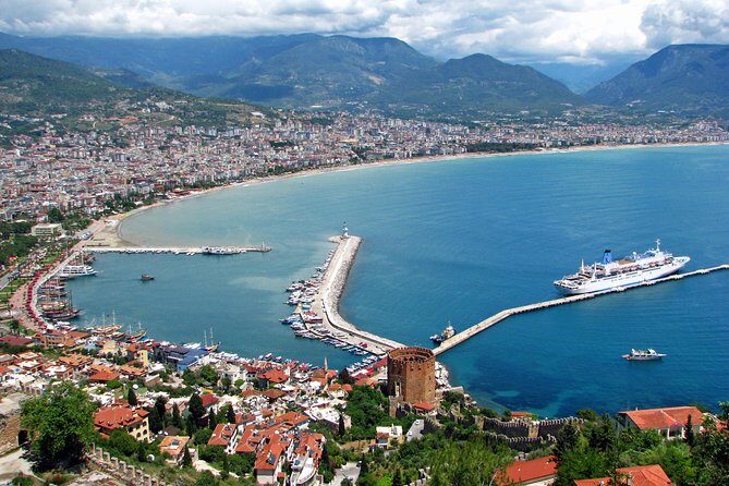 Alanya Sightseeing Tour from Side with Boat Trip and Lunch - Alanya Castle and Kleopatra Beach: Panoramas and Relaxation