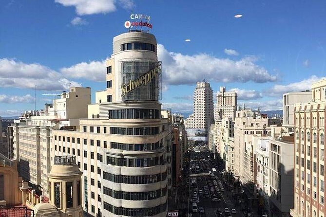Architecture tour Gran Vía from its best rooftops 20thC - What’s Included and What’s Not
