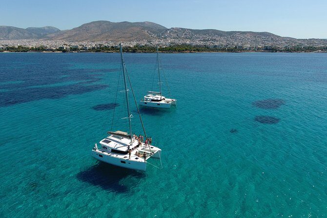 Athens Private Luxury Catamaran Cruise with Traditional Greek Meal and BBQ - What to Expect from Each Stop