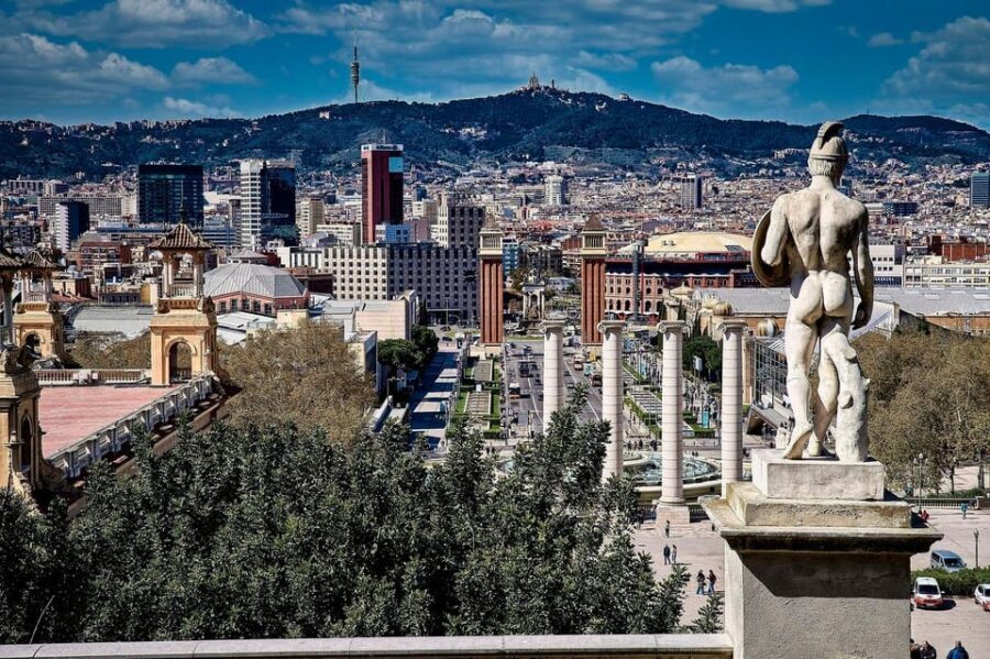 Barcelona: electric bike tour to Montjuic + relaxing sailboat ride - Highlights of Montjuic and the City