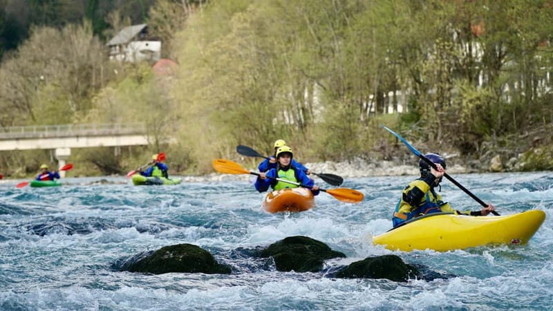 Bled: kayaking trip on the river Sava - The Itinerary in Detail