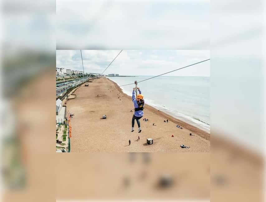 Brighton: Zip Wire Experience Ticket and Transfer - The Price and Its Value