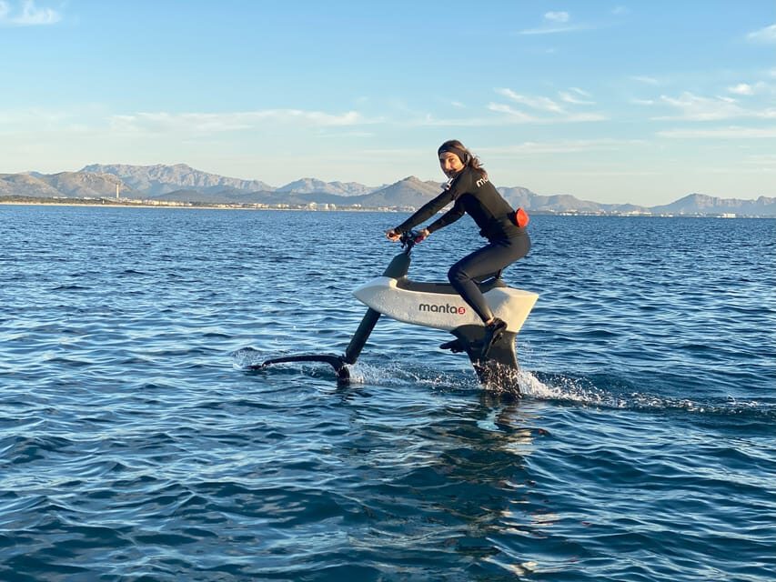 Can Picafort: experience with the aquatic ebike Manta5 SaltyCycling - The Itinerary – Step by Step