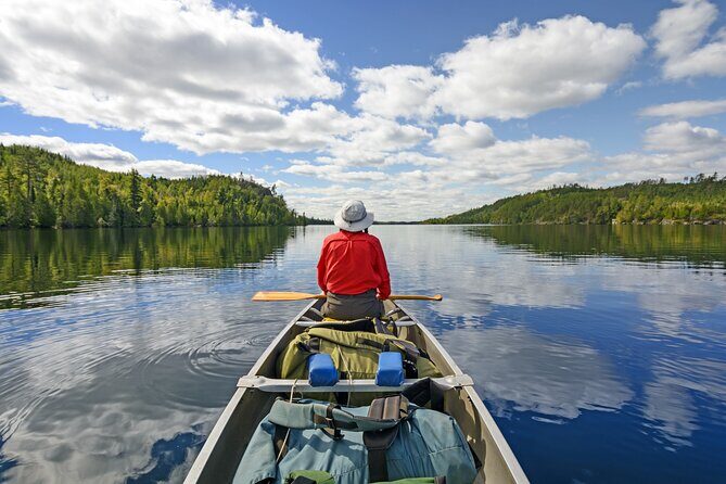 Canoeing trip to Reindeer Farm and Husky Park visit - Canoeing Through Finnish Wilderness