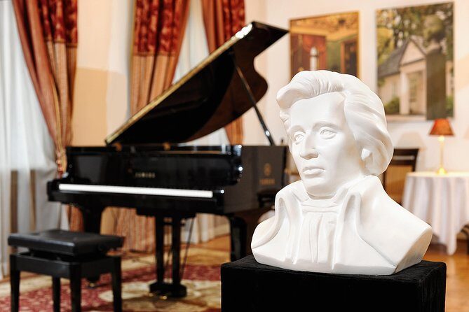 Chopin Piano Concert at Chopin Gallery with a Glass of Wine - Frequently Asked Questions