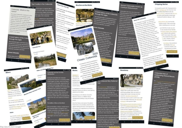 Classic Cotswolds: Online Road Trip Travel Guide - Deep Dive into the Itinerary and Destinations