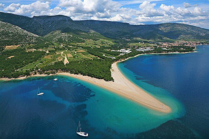 Dalmatian route - Panoramic flight over Bra, Hvar, olta & Split from Bra - Over Vrboska and Surrounding Towns