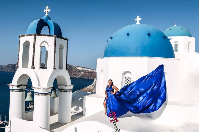 Flying Dress Photoshoot in Santorini with Hotel Pickup - Authentic Experiences and Reviewer Insights