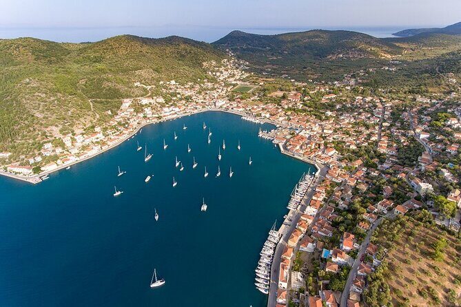 From Poros:Ithaca Cruise from Kefalonia to Gidaki Beach and Vathy - The Sum Up