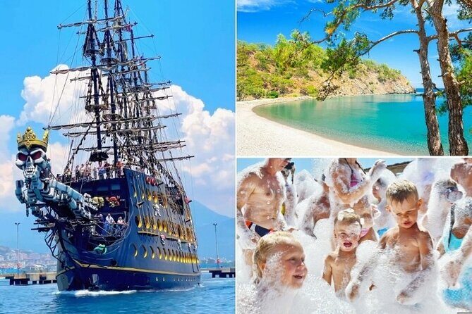GONSTER : Luxury Pirate Boat Trip Lunch & Soft Drinks & Transfer - The Included Activities and Features