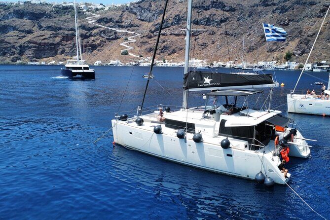 Half Day Premium Catamaran Cruise in Santorini including Oia - An In-Depth Look at the Cruise Experience