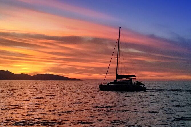 Hersonissos: Sunset Catamaran Cruise with Snacks and Drinks - FAQ