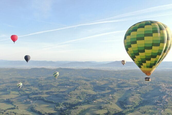 Hot Air Balloon Flight Over Tuscany from Siena - The Landing & Post-Flight Celebration
