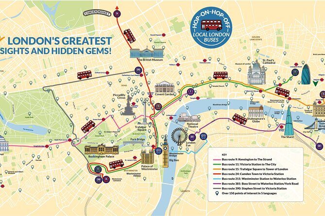 London Public Buses Audio Tour - Detailed Route Breakdown