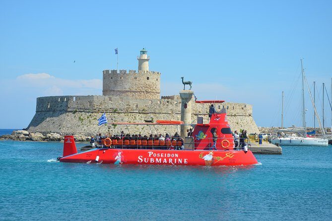 Poseidon Submarine At Mandraki Harbor - Why This Tour Works Well