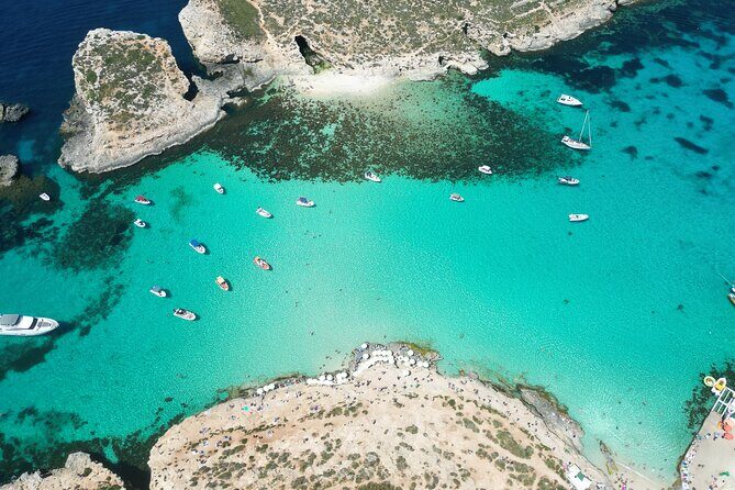 Private Boat, Blue lagoon, Crystal lagoon Comino, Gozo Malta Ultimate Highlights - Snorkeling and Water Activities