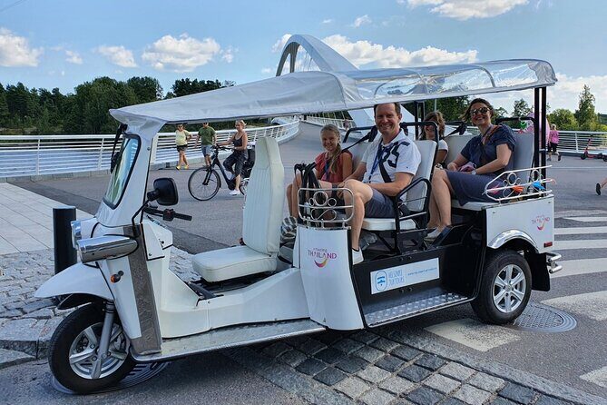 Private TukTuk guided tour in Helsinki 1,5 hours - A Deep Dive into the Helsinki TukTuk Experience