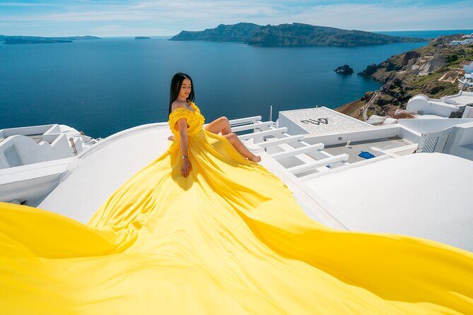 Santorini Oia: Private Flying Dress Photoshoot - What to Expect During the Photoshoot