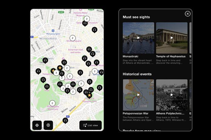 Self Guided Tour In Athens With 100 Captivating Audio Stories - Detailed Breakdown of the Tour Stops