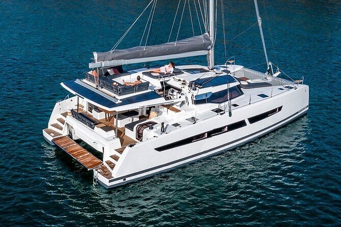 Semi-Private Brand-New Catamaran Cruise in Mykonos with Meal, Drinks & Transport - The Itinerary: Breaking Down the Day