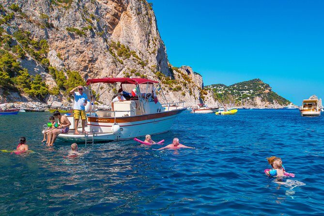 Small Group Boat Day Excursion to Capri Island from Sorrento - The Iconic I Faraglioni