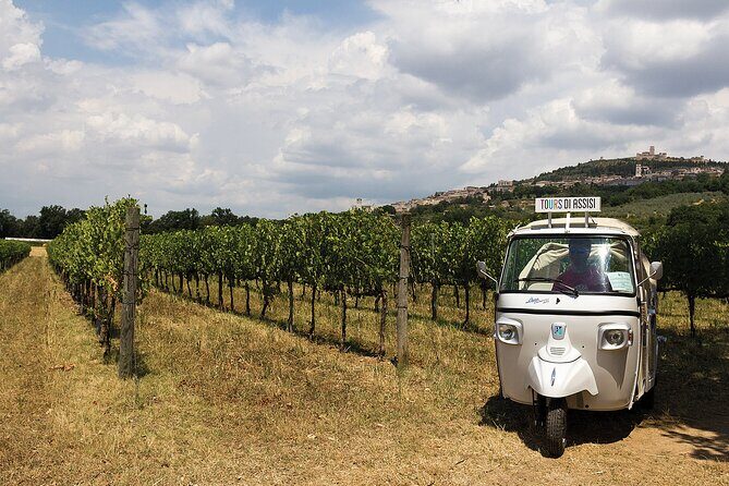 Spello wine tour by tuk tuk in Italian - The Sum Up