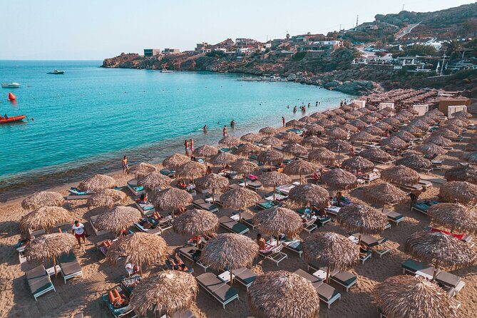 Super Paradise Beach Mykonos Seaside Sunbed (3rd & 4th row) - The Realities of Booking and Arrival