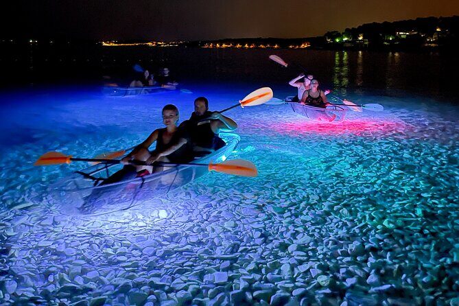 Transparent Kayak Night Glow Experience from Pula - An In-Depth Look at the Experience