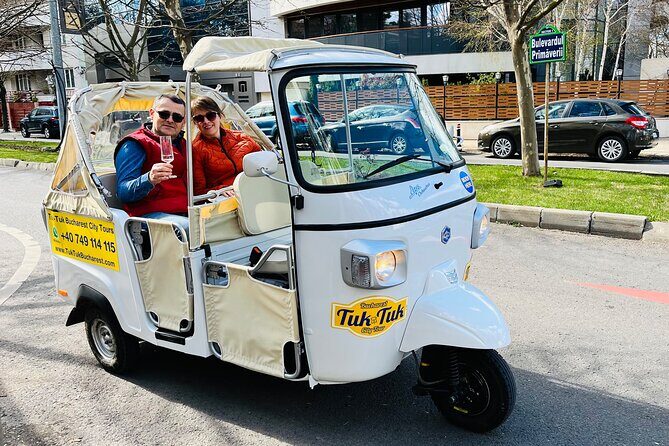 Tuk Tuk Bucharest Romantic Tour - miniBAR included - The Transport & Practical Details