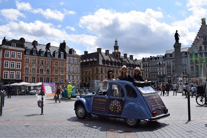 Unique Tour of Lille by Convertible 2CV - 1h00 - The Value of a 2CV Tour