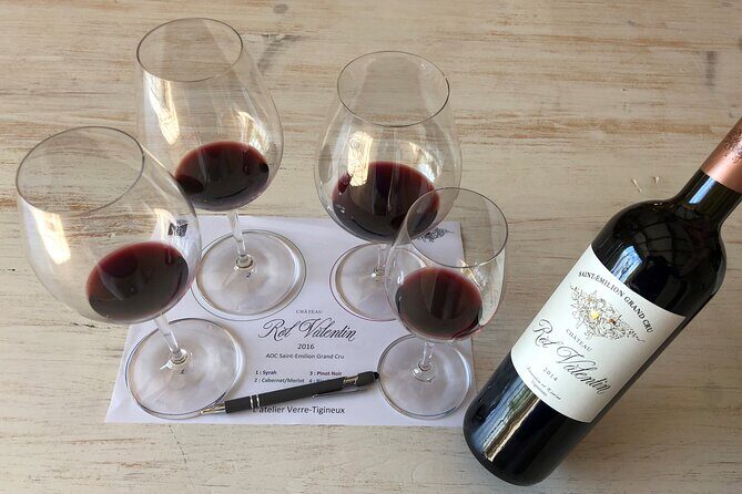 Verres-Tigineux workshop and tasting in Saint-Émilion - Tasting and Reflection