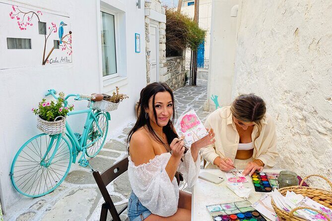 1 Hour Watercolor Workshop in Parikia Paros! - Review Highlights from Participants