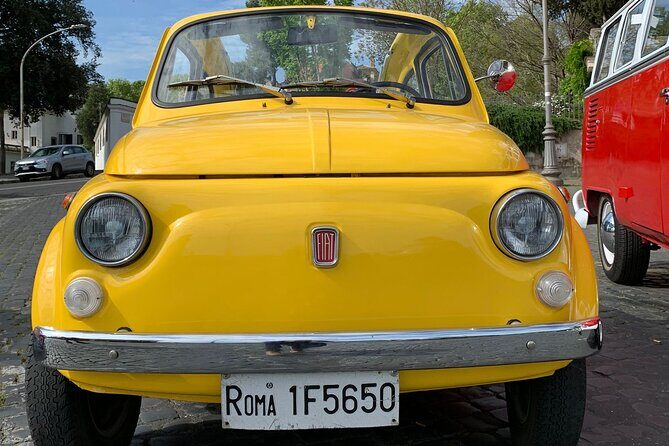 3 Hours Private Tour in Rome on a Vintage Fiat 500 - The Sum Up