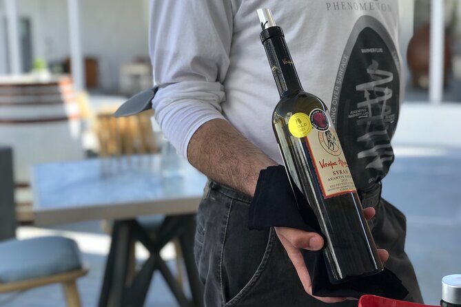 3 Wineries wine tasting & Greek Meal -Food and Wine pairing - Tasting & Food Pairing: Savoring Unique Flavors