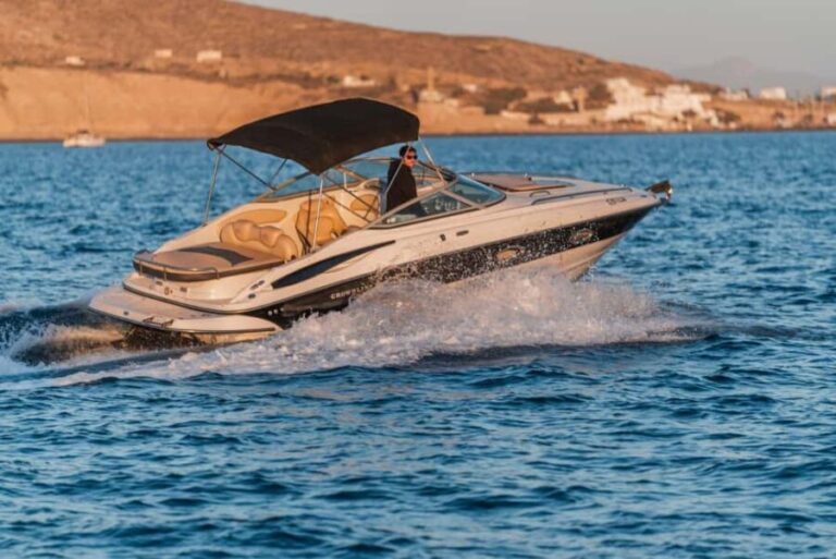 5-Hour Santorini Sunset Speedboat Experience - Key Points