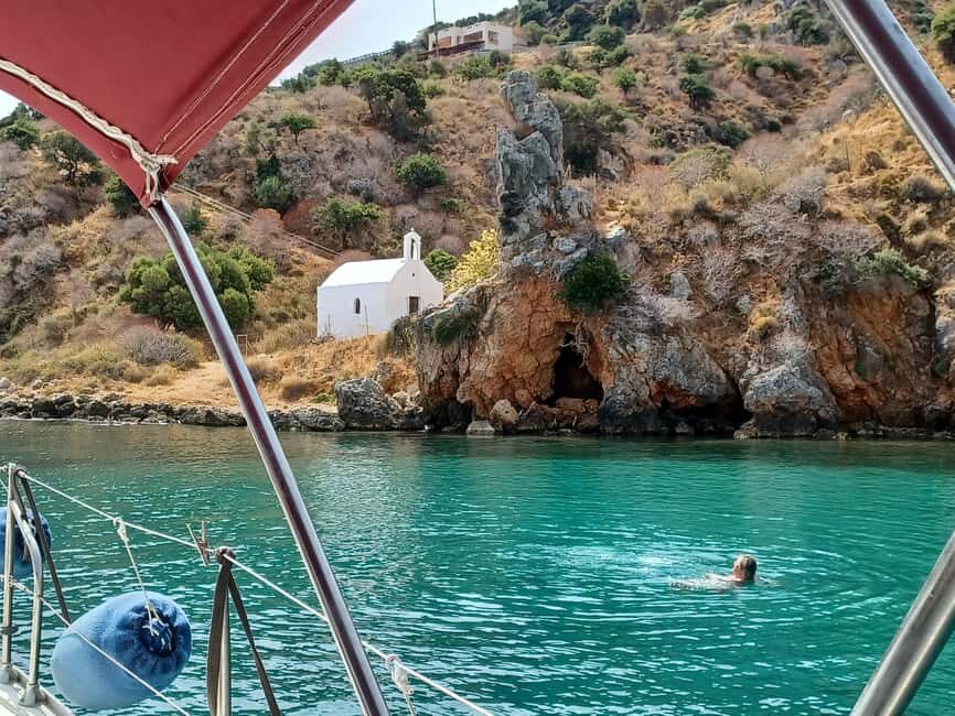5 hrs Sail in Chania: sailing, swimming, lunch and drinks - The Itinerary and What to Expect