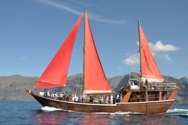 Adeje Classic Schooner: Whales, Lunch & Los Gigantes Cliffs - An Authentic Sailing Adventure with Marine Highlights