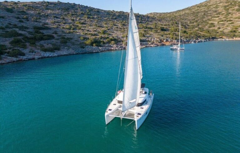 Agios Nikolaos: Private Catamaran Cruise with Meal & Drinks - The Itinerary Breakdown
