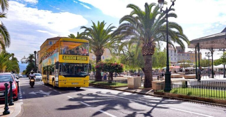 Ajaccio: Town Highlights and Coast Open-Top Bus Tour - What You’ll Experience on the Tour