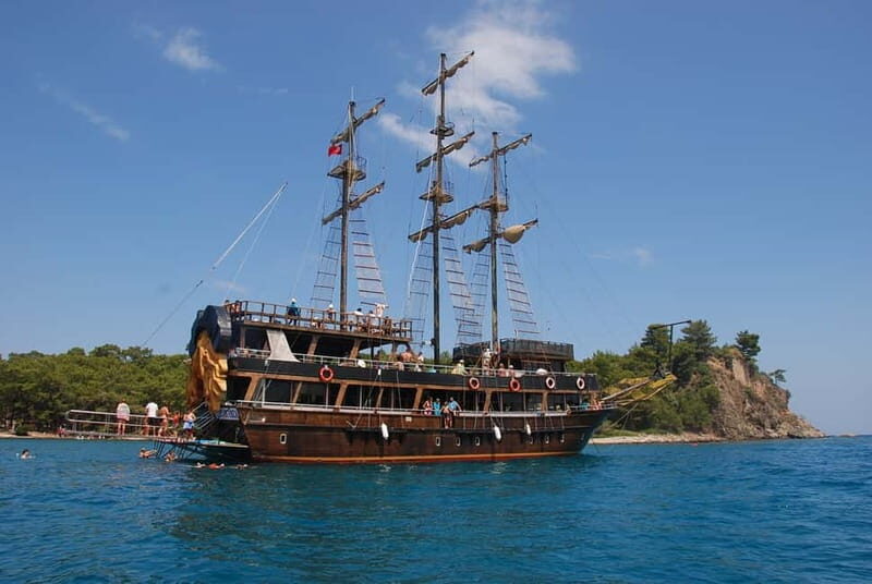 Alanya: Party Pirate Boat Trip w/Meal, Drinks, Pickup Option - The Itinerary: What the Day Looks Like