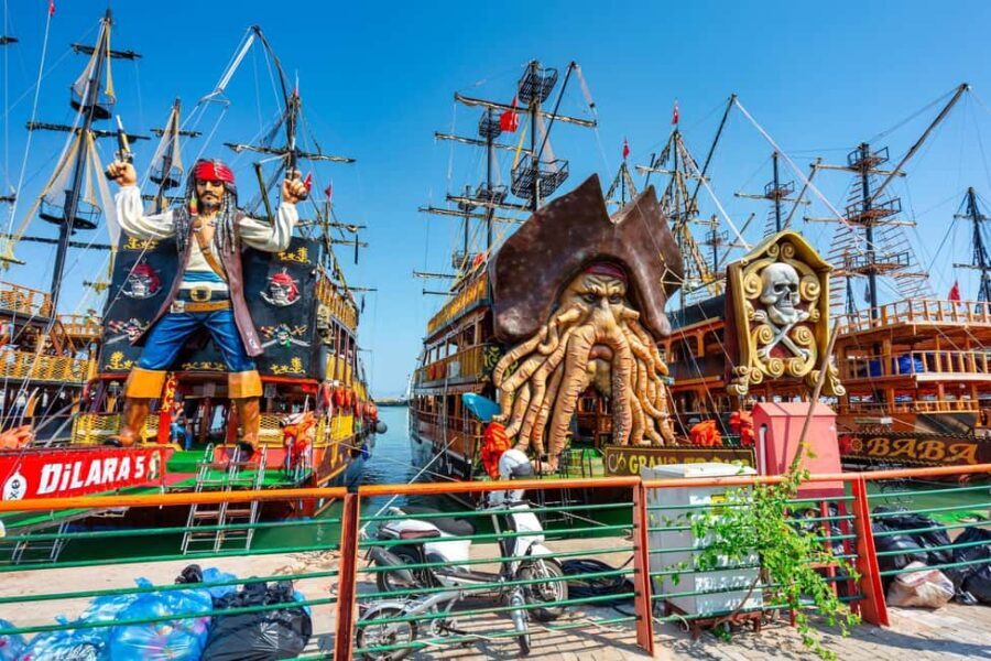 Alanya: Pirate Boat with Foam Party incl. Lunch & Drinks - The Itinerary: What You Can Expect