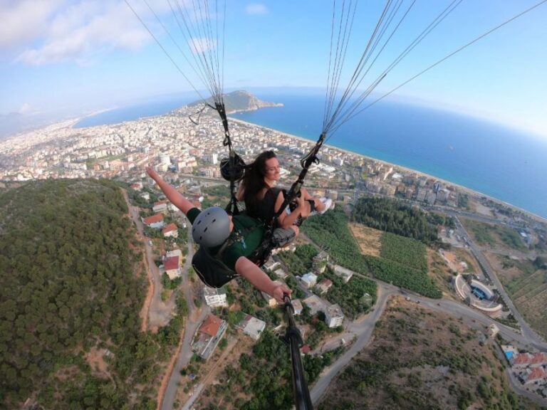 Alanya: Tandem Paragliding from 700m with Meeting or Pick Up - The Itinerary Breakdown