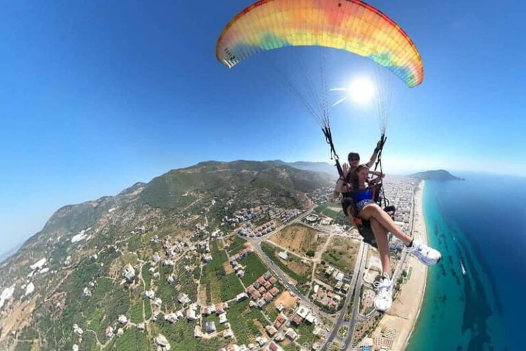 Alanya: Tandem Paragliding SkyDiving With Pick-up & Drop-off - The Itinerary: What to Expect
