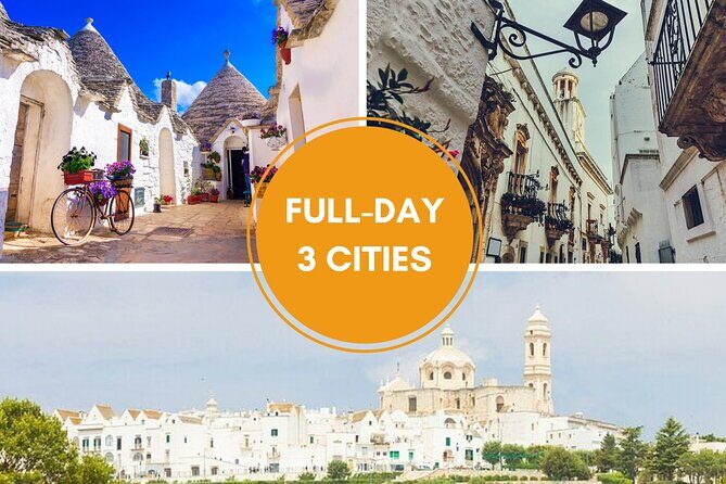 Alberobello, Martina Franca and Locorotondo Guided Tour from Bari - What’s Included and What’s Not